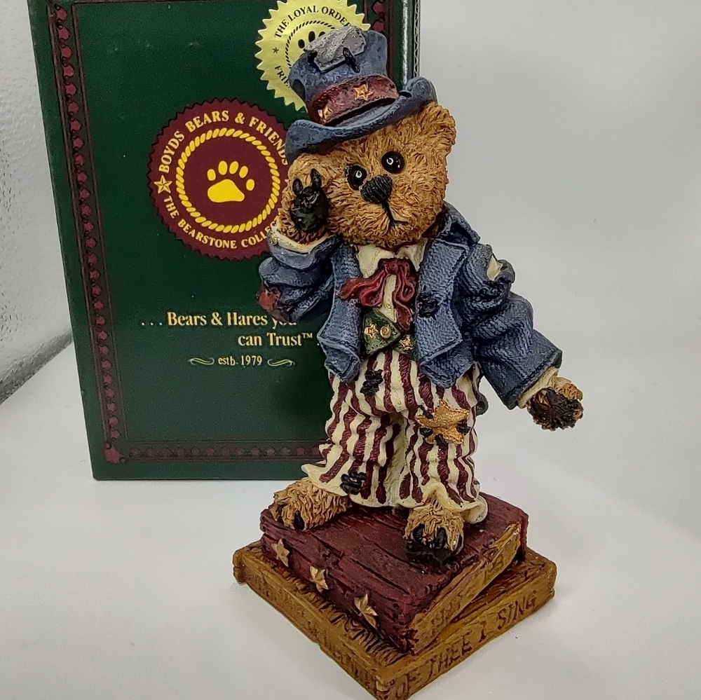 Vintage Boyds Bear “Uncle Elliot…The Head Bean Wants You!” 1996
